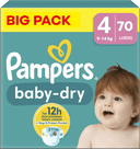 Pampers Baby Dry - Maat 4 - 70 luiers