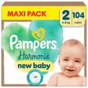 Pampers Harmonie Luiers Maat 2 (4-8kg) 104 stuks