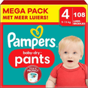 Pampers Baby Dry Pants - Maat 4 - 108 Luierbroekjes