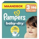 Pampers Baby Dry - Maat 3 - Maandbox - 196 stuks - 6/10KG