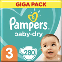 Pampers Baby-Dry maat 3 – 280 luiers – 6-10 kg – voordeelverpakking