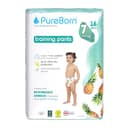 PureBorn Baby Pants luierbroekjes, maat 7 (17+ kg), 16 luiers, optimale bescherming overdag en 's nachts, ultrazacht, huidvriendelijk, dermatologisch getest