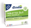 Ecodoo 3-in-1 geconcentreerd xl bio - 60 vaatwastabletten