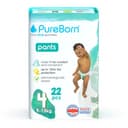 PureBorn Baby Pants luierbroekjes, maat 4 (9-15 kg), 22 luiers, optimale bescherming overdag en 's nachts, ultrazacht, huidvriendelijk, dermatologisch getest
